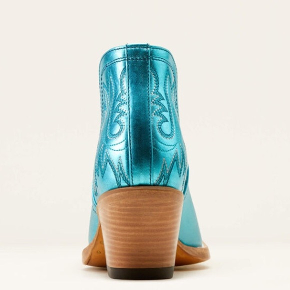 ARIAT WOMEN'S DIXON WESTERN BOOTIES/BOOT| Electric Calypso (Blue/Turquoise)| NEW - Picture 7 of 16